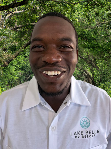 Man smiling in Lake Belle uniform